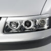 Paupières de phares avants (la paire) pour VW Passat 3B berline / break (1996-2000) - Fabriqué en ABS (à peindre)