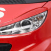 Paupières de phares avants (la paire) pour Smart fortwo 451 toutes carrosseries (depuis 2007) - Fabriqué en ABS (à peindre)