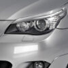 Paupières de phares avants (la paire) pour BMW Série 5 E60 E61 break / berline (2003-2010) - Fabriqué en ABS (à peindre)