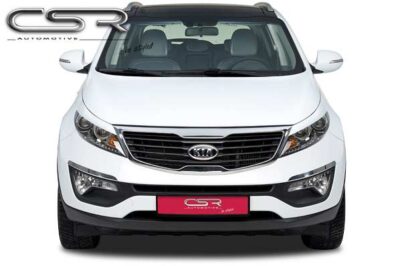 Paupières de phares avants (la paire) pour Kia Sportage Typ SL toutes carrosseries (depuis 2010) - Fabriqué en ABS (à peindre)