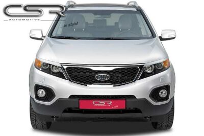 Paupières de phares avants (la paire) pour Kia Sorento (XM) toutes carrosseries (2009-2014) - Fabriqué en ABS (à peindre)