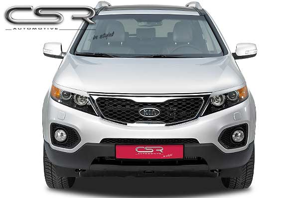 Paupières de phares avants (la paire) pour Kia Sorento (XM) toutes carrosseries (2009-2014) - Fabriqué en ABS (à peindre)