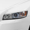 Paupières de phares avants (la paire) pour Volvo V50 Typ M break (depuis 2004) - Fabriqué en ABS (à peindre)