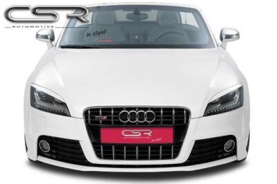 Paupières de phares avants (la paire) pour Audi TT 8J cabriolet / coupé (depuis 2006) - Fabriqué en ABS (à peindre)