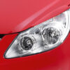 Paupières de phares avants (la paire) pour Opel Corsa D hatchback (2006-2010) - Fabriqué en ABS (à peindre)