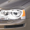 Paupières de phares avants (la paire) pour Volvo XC 90 toutes carrosseries (2002-2010) - Fabriqué en ABS (à peindre)