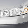 Paupières de phares avants (la paire) pour Renault Megane berline / cabriolet / hatchback (2002-2006) - Fabriqué en ABS (à peindre)