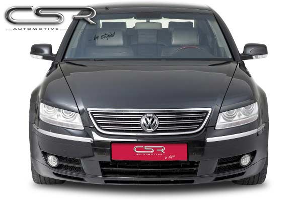 Paupières de phares avants (la paire) pour VW Phaeton berline (2002-4/2010) - Fabriqué en ABS (à peindre)
