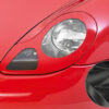 Paupières de phares avants (la paire) pour Porsche Boxster 986 Roadster (1996-2004) - Fabriqué en ABS glossy (Noir brillant)