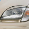 Paupières de phares avants (la paire) pour Fiat Seicento (Typ 187)  (1998-2009) - Fabriqué en ABS (à peindre)