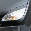 Paupières de phares avants (la paire) pour Mitsubishi Colt Z30 CZ3 / Colt Plus / Colt 5 portes (2004-11/2008) - Fabriqué en ABS (à peindre)