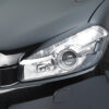 Paupières de phares avants (la paire) pour Nissan Qashqai sauf S1 et S-Line (depuis 2010) - Fabriqué en ABS (à peindre)