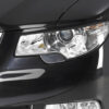 Paupières de phares avants (la paire) pour Skoda Superb II berline / break (2008-06/2013) - Fabriqué en ABS (à peindre)