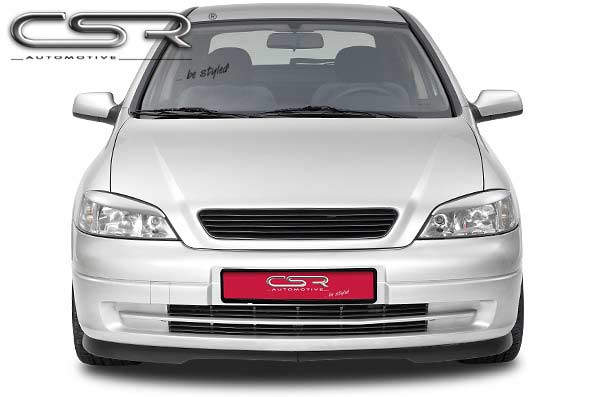 Paupières de phares avants (la paire) pour Opel Astra G toutes carrosseries (1998-2005) - Fabriqué en ABS (à peindre)