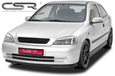 Paupières de phares avants (la paire) pour Opel Astra G toutes carrosseries (1998-2005) - Fabriqué en ABS (à peindre)