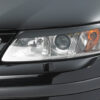 Paupières de phares avants (la paire) pour Saab 9-3 YS3F berline / cabriolet / break (2002-2007) - Fabriqué en ABS (à peindre)