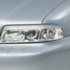 Paupières de phares avants (la paire) pour Audi A4 B5 toutes carrosseries (1999-2001) - Fabriqué en ABS (à peindre)