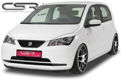 Paupières de phares avants (la paire) pour Seat Mii  (depuis 2011) - Fabriqué en ABS (à peindre)