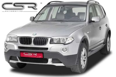 Paupières de phares avants (la paire) pour BMW X3 E83 toutes carrosseries (2003-2010) - Fabriqué en ABS (à peindre)