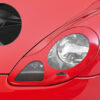 Paupières de phares avants (la paire) pour Porsche Boxster 986 Roadster (1996-2004) - Fabriqué en ABS glossy (Noir brillant)