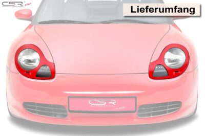 Paupi&egrave;res de phares avants (la paire) pour Porsche Boxster 986 Roadster (1996-2004) - Fabriqu&eacute; en ABS glossy (Noir brillant)