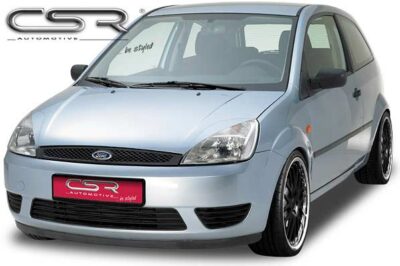 Paupières de phares avants (la paire) pour Ford Fiesta MK6 toutes carrosseries (11/2001-10/2005) - Fabriqué en ABS (à peindre)