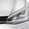 Paupières de phares avants (la paire) pour VW Golf 7 préfacelift (08/2012-03/2017) - Fabriqué en ABS (à peindre)