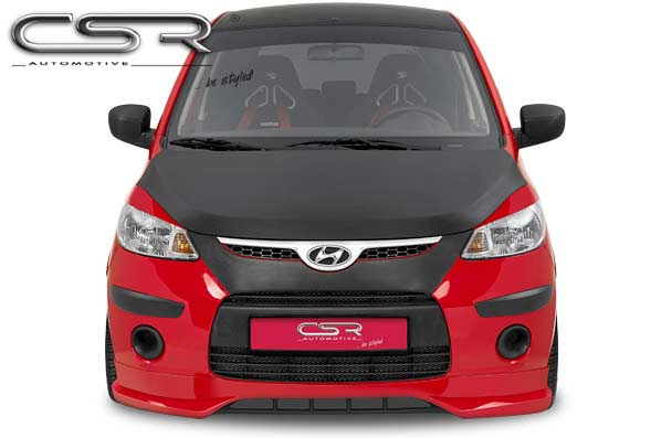 Paupières de phares avants (la paire) pour Hyundai I10 toutes carrosseries (2008-2011) - Fabriqué en ABS (à peindre)