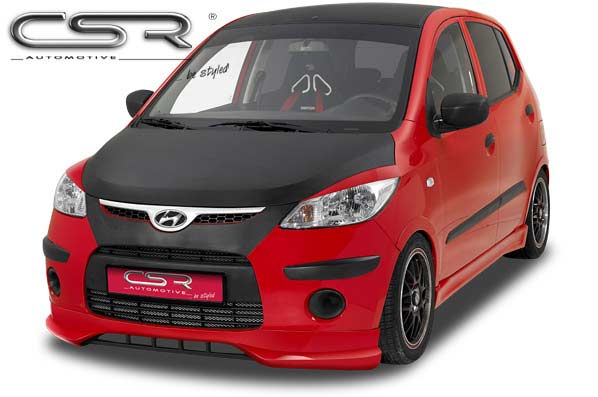 Paupières de phares avants (la paire) pour Hyundai I10 toutes carrosseries (2008-2011) - Fabriqué en ABS (à peindre)