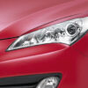 Paupières de phares avants (la paire) pour Hyundai Genesis coupé (2008-2012) - Fabriqué en ABS (à peindre)