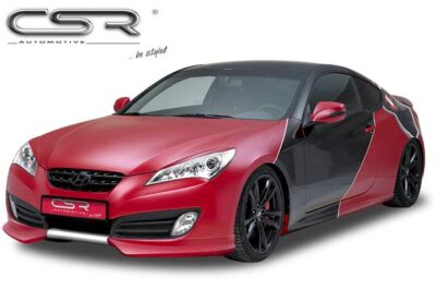 Paupières de phares avants (la paire) pour Hyundai Genesis coupé (2008-2012) - Fabriqué en ABS (à peindre)