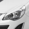 Paupières de phares avants (la paire) pour Opel Corsa D toutes carrosseries (depuis 11/2010) - Fabriqué en ABS (à peindre)