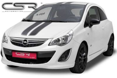 Paupières de phares avants (la paire) pour Opel Corsa D toutes carrosseries (depuis 11/2010) - Fabriqué en ABS (à peindre)