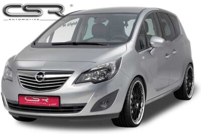 Paupières de phares avants (la paire) pour Opel Meriva B toutes carrosseries (depuis 2010) - Fabriqué en ABS (à peindre)