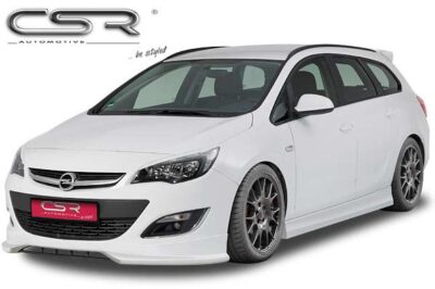 Paupières de phares avants (la paire) pour Opel Astra J toutes carrosseries (depuis 2009) - Fabriqué en ABS (à peindre)
