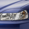 Paupières de phares avants (la paire) pour Honda Civic 6 hatchback / berline EJ / EK (3/99-2001) - Fabriqué en ABS (à peindre)
