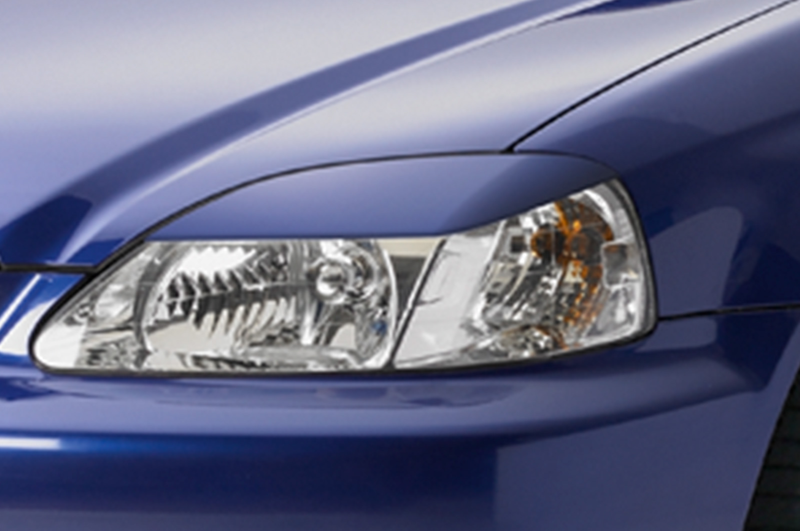 Paupières de phares avants (la paire) pour Honda Civic 6 hatchback / berline EJ / EK (3/99-2001) - Fabriqué en ABS (à peindre)