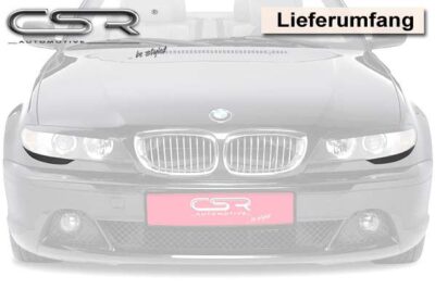 Paupières de phares avants (la paire) pour BMW Série 3 E46 coupé cabriolet (3/2003-2007) - Fabriqué en ABS (à peindre)