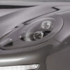 Paupières de phares avants (la paire) pour Porsche Panamera toutes carrosseries (07/2013-2016) - Fabriqué en ABS (à peindre)