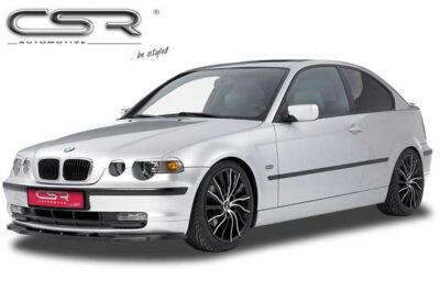 Paupières de phares avants (la paire) pour BMW E46 Compact toutes carrosseries (2001-2004) - Fabriqué en ABS (à peindre)