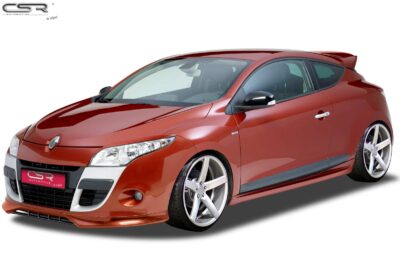 Paupières de phares avants (la paire) pour Renault Megane toutes carrosseries (2008-1/2014) - Fabriqué en ABS (à peindre)