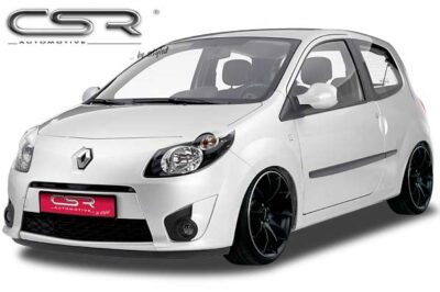 Paupières de phares avants (la paire) pour Renault Twingo toutes carrosseries (2007-2012) - Fabriqué en ABS (à peindre)