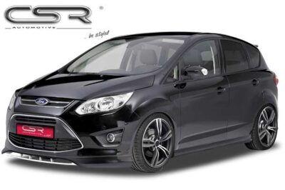Paupières de phares avants (la paire) pour Ford C-Max / Grand C-Max toutes carrosseries (12/2010 - 03/2015) - Fabriqué en ABS (à peindre)