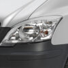 Paupières de phares avants (la paire) pour Mercedes Benz Viano / Vito W639 V639 toutes carrosseries (10/2010-2014) - Fabriqué en ABS (à peindre)