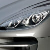 Paupières de phares avants (la paire) pour Porsche Macan toutes carrosseries (depuis 2014) - Fabriqué en ABS (à peindre)