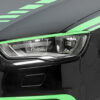 Paupières de phares avants (la paire) pour Audi A3 8V toutes carrosseries (depuis 2013) - Fabriqué en ABS (à peindre)