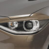 Paupières de phares avants (la paire) pour BMW Série 1 F20 F21 toutes carrosseries (2011-01/2015) - Fabriqué en ABS (à peindre)