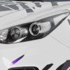Paupières de phares avants (la paire) pour Kia Sporage QL toutes carrosseries (depuis 2015) - Fabriqué en ABS (à peindre)