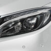 Paupières de phares avants (la paire) pour Mercedes Benz C-Klassse W205 S205 V205 C205 A205 toutes carrosseries (depuis 2/2014) - Fabriqué en ABS (à peindre)