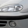 Paupières de phares avants (la paire) pour Renault Megane I Facelift berline / hatchback / cabriolet et break (03/1999-11/2002) - Fabriqué en ABS (à peindre)